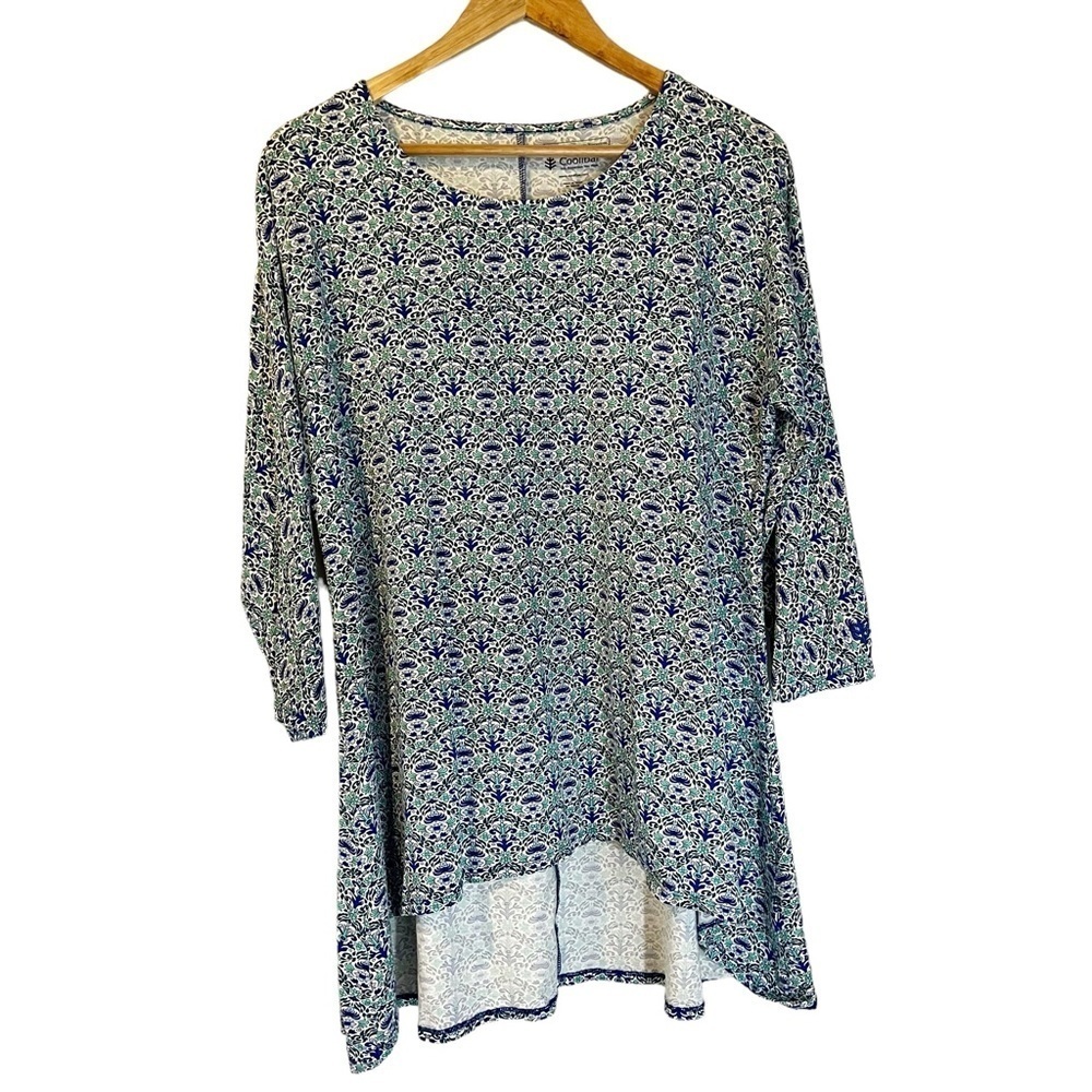 Coolibar‎ UPF 50+ Swing Scoop Neck Tunic Top